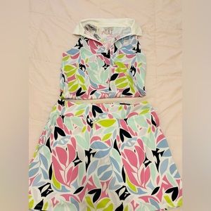 Floral Print Golf Set- Tank and Skirt